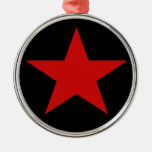 Roter Stern Weihnachtsbaum Ornamente