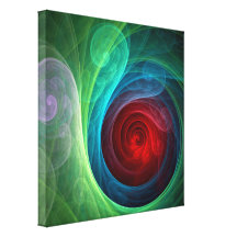 Roter Sturm-abstrakte Kunst wickelte Leinwand-Druc Gespannte Galeriedrucke