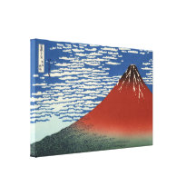 Roter südlicher Wind auf Fidschi durch Hokusai Gespannter Galerie Druck