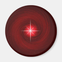 Roter Turbulenz-Magnet Magnete