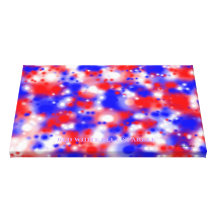 ROTER WEISSER BLAUER SCHEIN GESPANNTE GALERIEDRUCKE