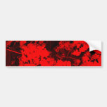 Rotes abstraktes autosticker