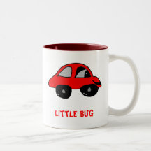 rotes Auto, Kaffeetassen