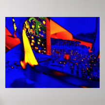 Rotes Blau 10^23 Plakatdrucke