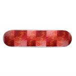 Rotes Blumeneleganz-Skateboard - kundengerecht Personalisierte Decks