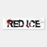 Rotes Eis Auto Sticker