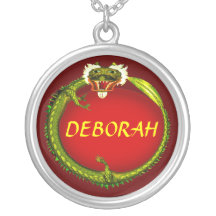 Rotes Feuer-Drache 2013 Selbst Gestaltete Halskette