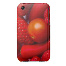 Rotes Frucht/Gemüse iPhone 3/3GS Case-Mate iPhone 3 Cover