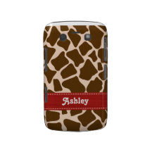 Rotes Giraffen-Druck-BlackBerry-mutiger Kasten Blackberry Hülle