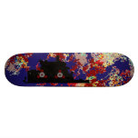 Rotes grün-blaues Gelb kein Skateboarding etc. Personalisierte Skateboarddecks