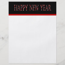 rotes guten Rutsch ins Neue Jahr Bedruckte Flyer