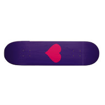 Rotes Herz Individuelle Skateboarddecks