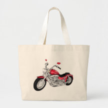 rotes Motorrad Tasche