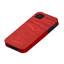 Rotes Muster des Blutbads durch Valxart Case-Mate iPhone 4 Case