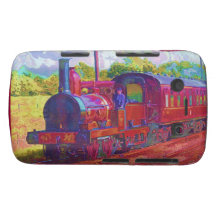 Rotes Passagier-Dampf-Zug-BlackBerry-mutiger Kaste Blackberry Case