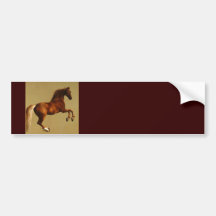 ROTES PFERD AUTO STICKER