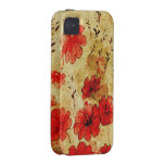 Rotes SchmutzCasemate iPhone 4 Case-Mate iPhone 4 Hüllen