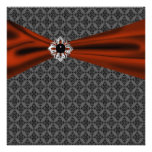 Rotes schwarzes Krawatten-Party-elegante schwarze 