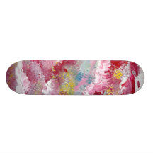 Rotes Turbulenz-Skateboard E8 Skate Board