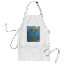 Rotes Wasser-Lilien, Claude Monet Schürze