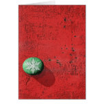 rotes Weihnachten Karte