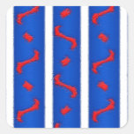Rotes weißes und blau sticker