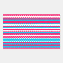 Rotes weißes und blaues Stripes.png Rechtecksticker