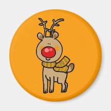 Rotnasiges Ren Magnets