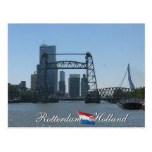 Rotterdam-Skyline-Holland-Postkarte