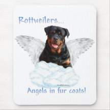 Rottweiler Engel Mousepads