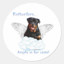Rottweiler Engels-Aufkleber