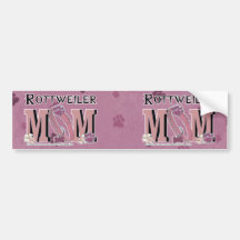 Rottweiler MAMMA Auto Sticker