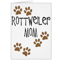 Rottweiler Mamma Grußkarten