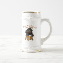 Rottweiler tun nicht Touch mein Bier Haferl