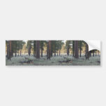 Rotwild im Wald an Spitzen Sans Fransisco Auto Sticker