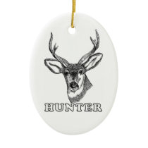 Rotwild-Jäger-Weihnachtsverzierung ornaments