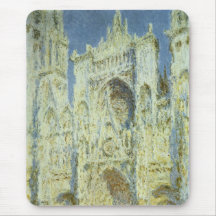 Rouen-Kathedrale, Westfassaden-Sonnenlicht Claude  Mousepad