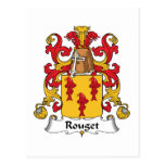 Rouget Familienwappen Postkarten