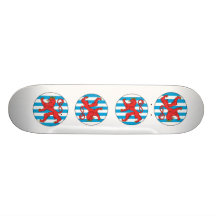 Roundel Luxemburg, Luxemburg Skateboarddeck