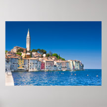 Rovinj Fotodruck oder -plakat. Adriatische Seeküst