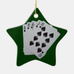 Royal flush christmas ornaments