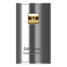 Royal Metallic Investment Banker Business Card