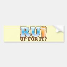 RU oben für es? BIER! Autosticker