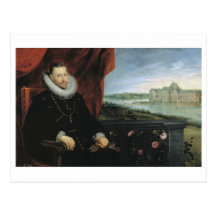 Rubens u. Brueghel: Albert von Österreich Postkarte