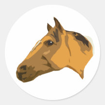 Rubicon das Farben-Pferd Sticker