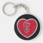 Rubin und Onyx Keychain Schlüsselband