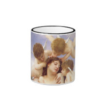 Rückkehr des Frühlinges durch Bouguereau, Vintage  Kaffeetasse