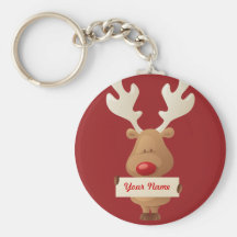 Rudolph das Ren Keychain Schlüsselbänder