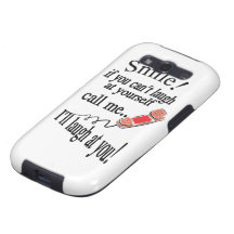 Rufen Sie mich, ich lacht an Ihnen an. Zynisch und Etui Fürs Samsung Galaxy S3
