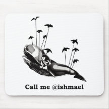 Rufen Sie mich @ishmael Mousepad an